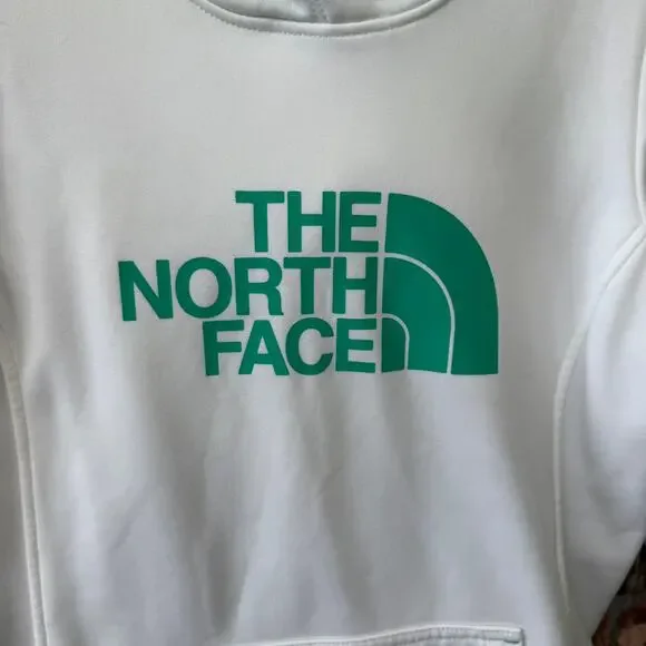 The North Face Womens Medium White and Green Hoodie Pullover - Picture 4 of 8